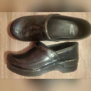 DANSKO Size 37 Black Patent Leather Shoes